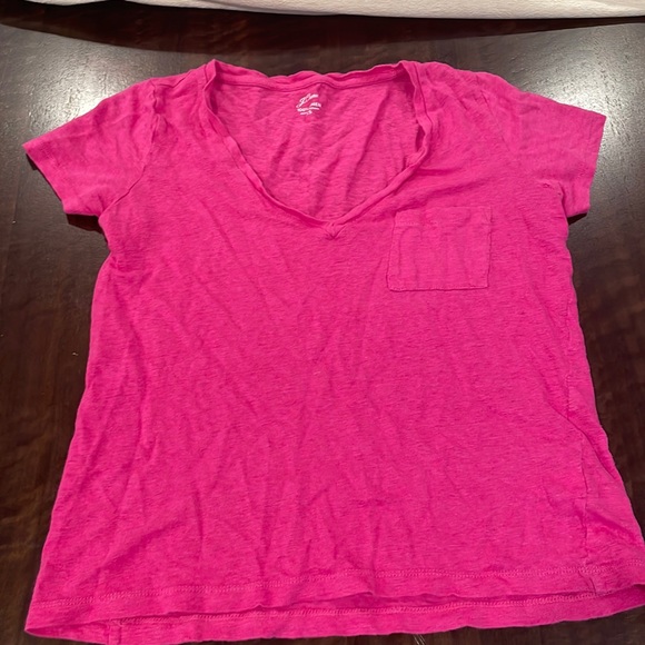 J. Crew Tops - J-crew linen tee shirt